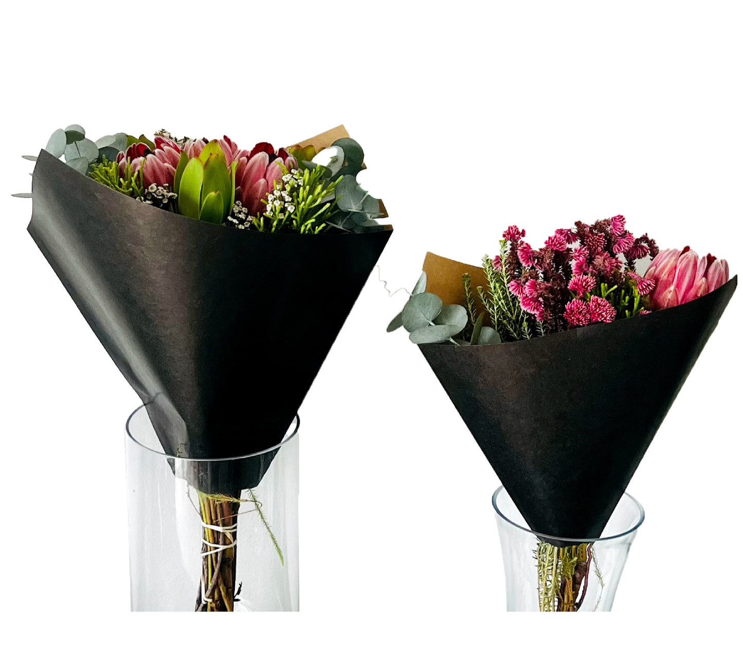 Black Print Eco Bouquet Drop-In Sleeve 2 (Pack of 20)