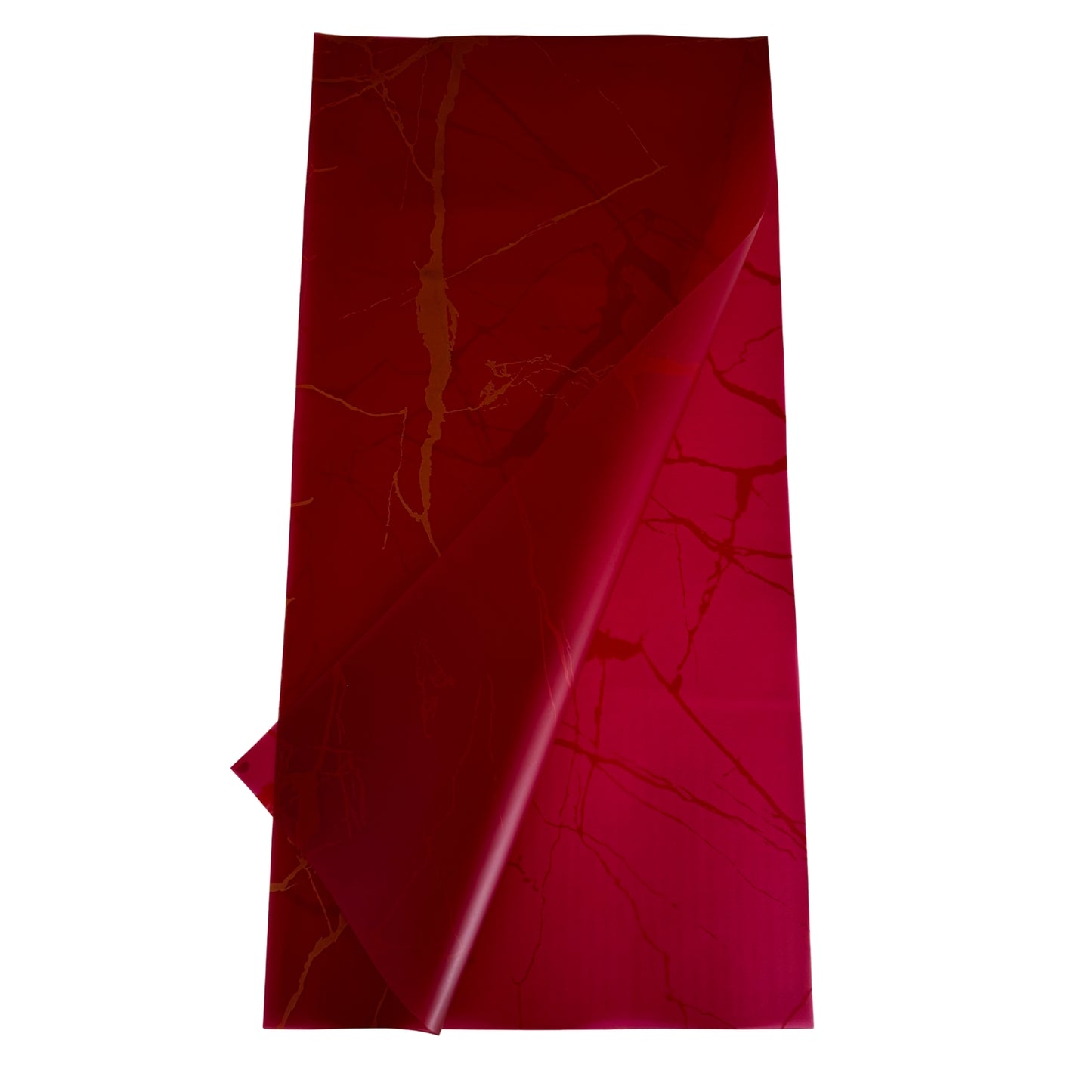 Bopp Silk Wrap: Marble Effect Wine Red and Gold Print EPP0576M (Pack of 20)(R2.45ea)