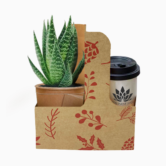Pinecone Red Posy Coffee Flower Box 1 (Pack of 20) EPP1034K (Pack of 20)(R10.95ea)