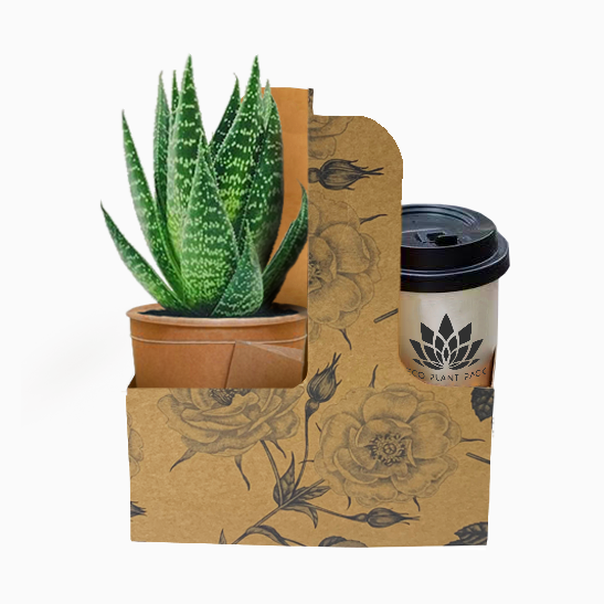 Rose Posy Coffee Flower Box 1 (Pack of 20) EPP1034L (Pack of 20)(R10.95ea)