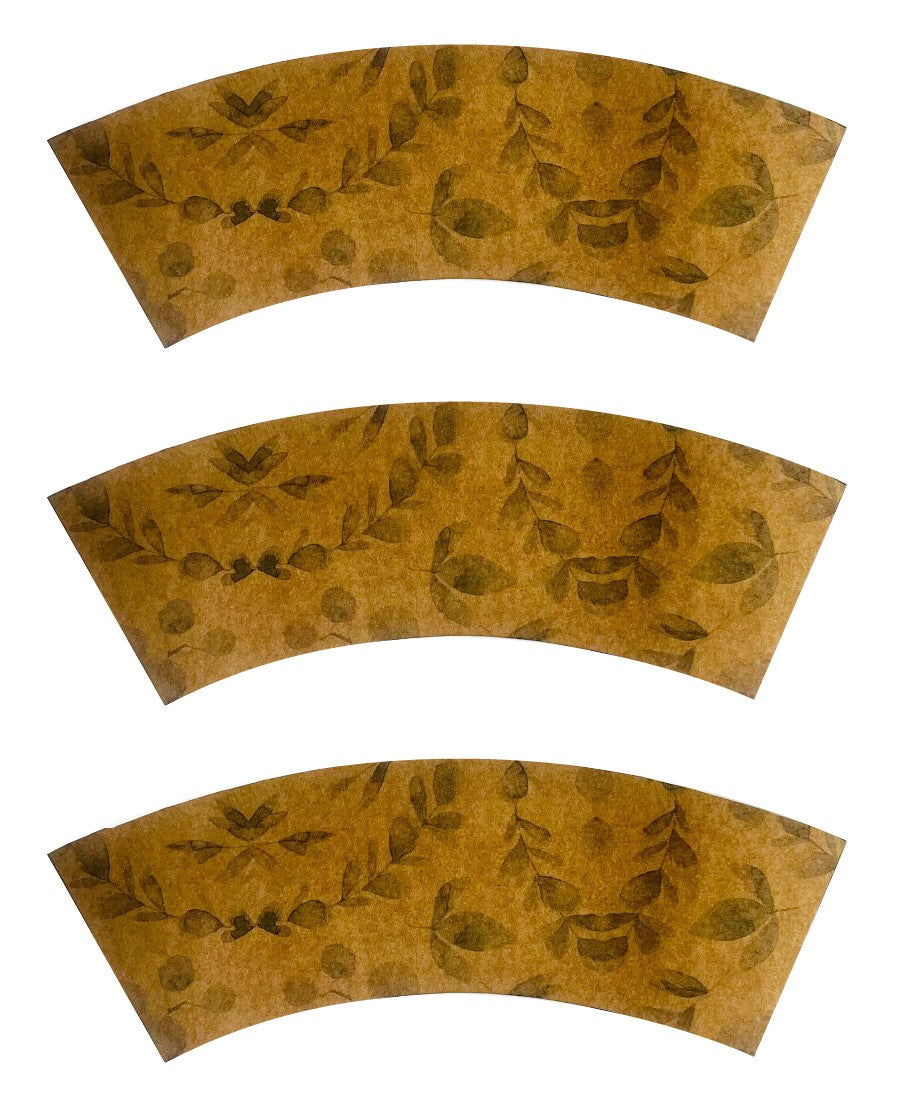 Eucalyptus Print Kraft Pot Cover For Plants (pack of 20)