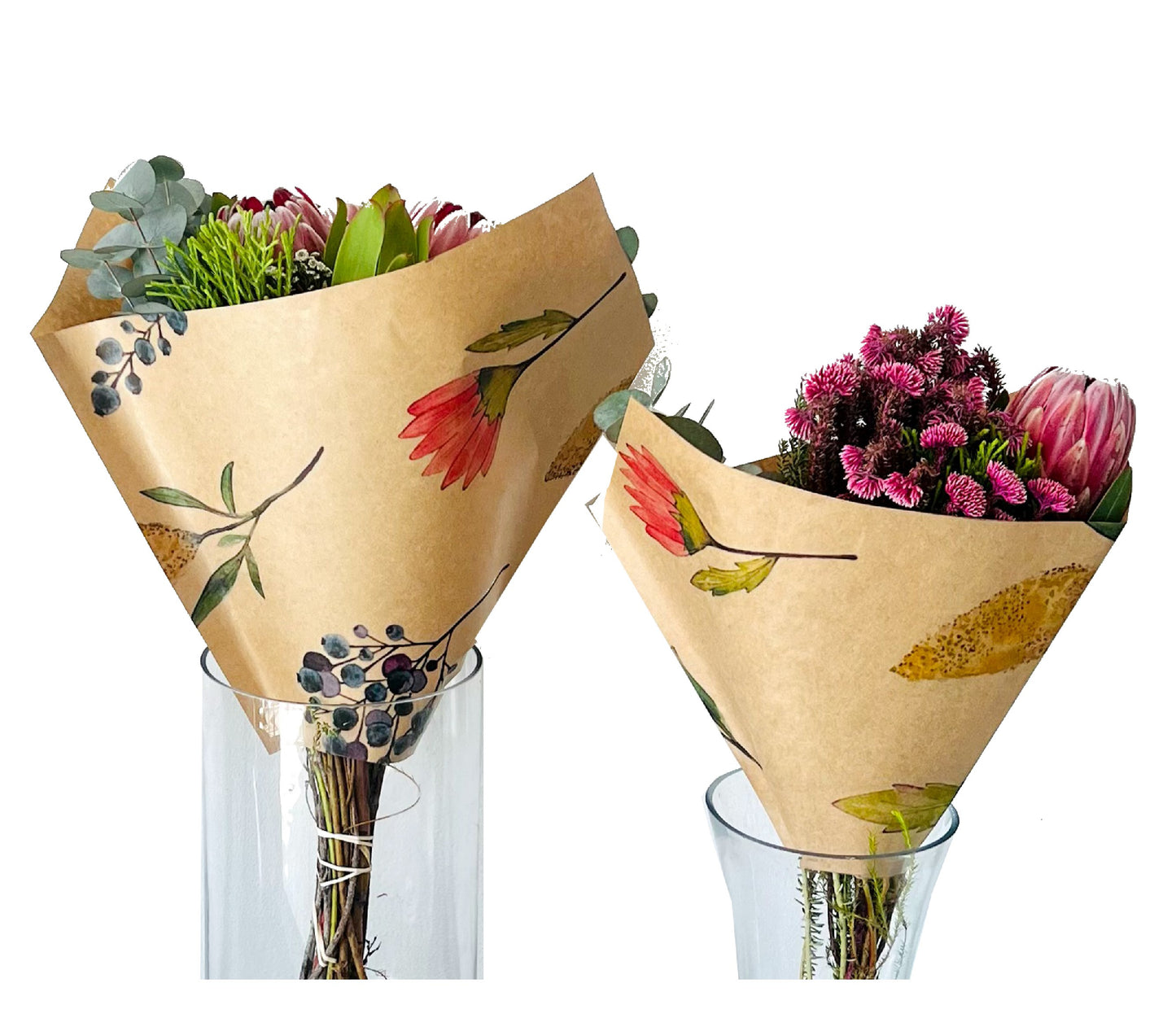 Fynbos Print Eco Bouquet Drop-In Sleeve 2 (60gsm) (Pack of 20)(R5.42 & R6.99)