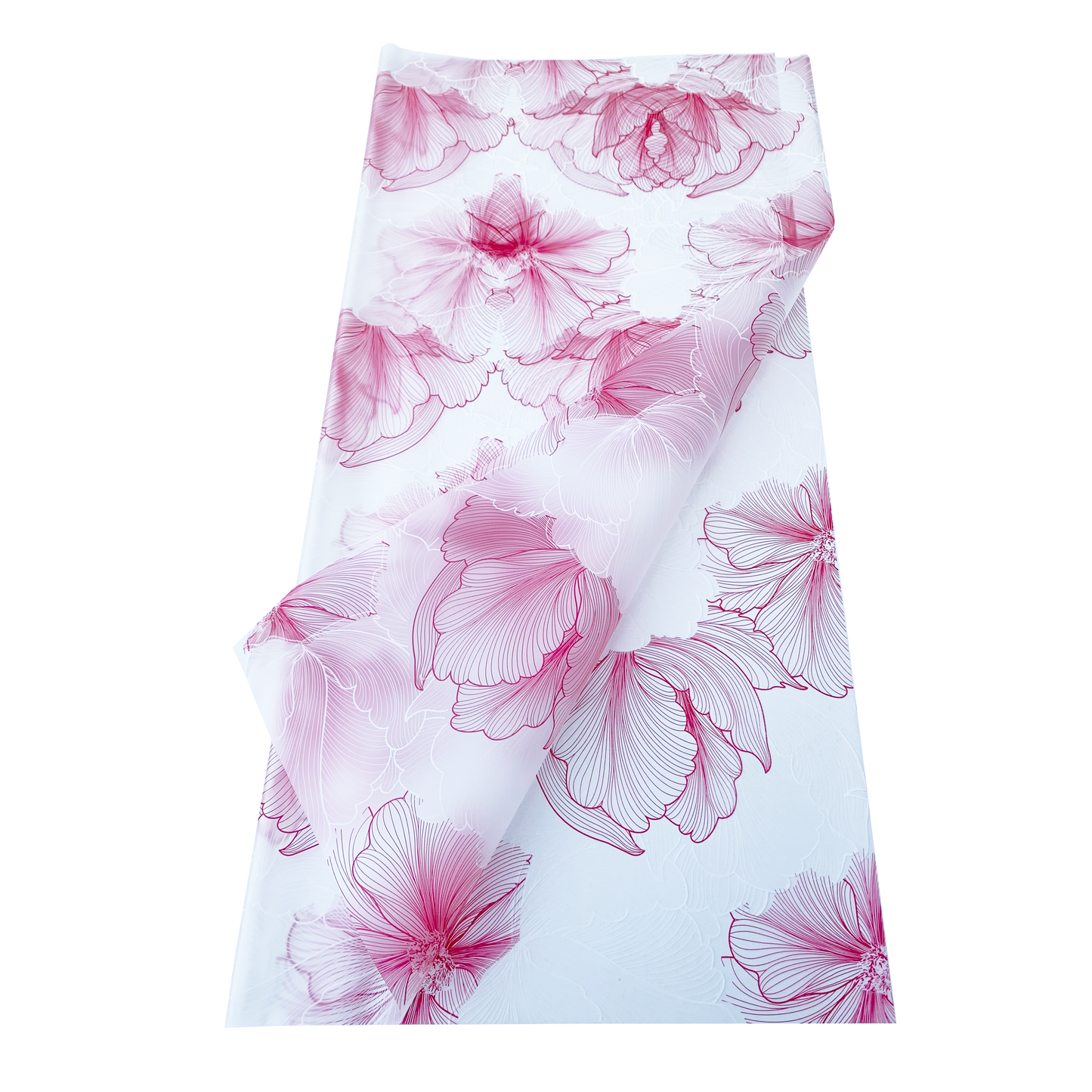Bopp Silk Wrap: PINK FLOWER DESIGN EPP0985 (Pack of 20)(R2.45ea)