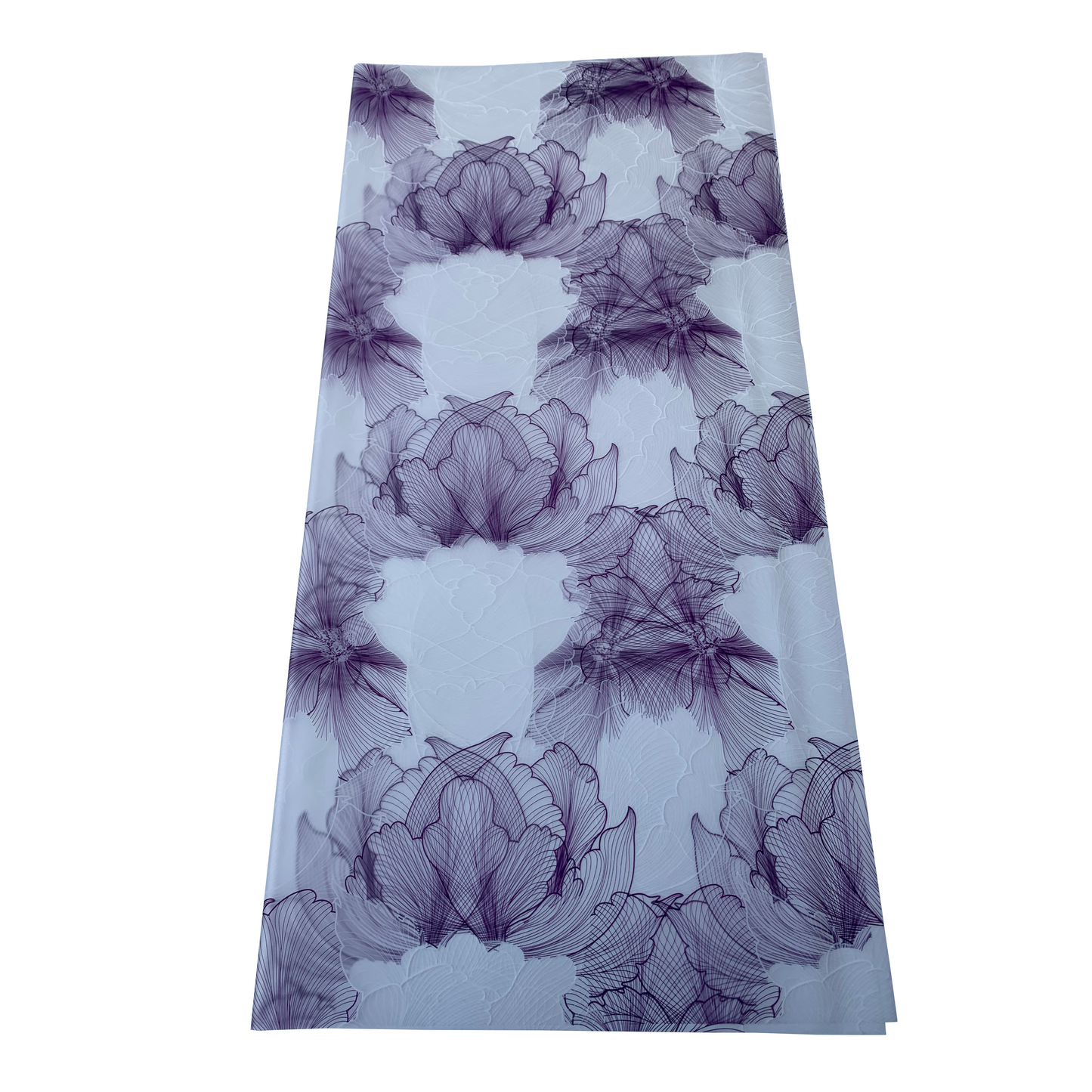 Bopp Silk Wrap: PURPLE FLOWER DESIGN EPP0985A (Pack of 20)(R2.45ea)