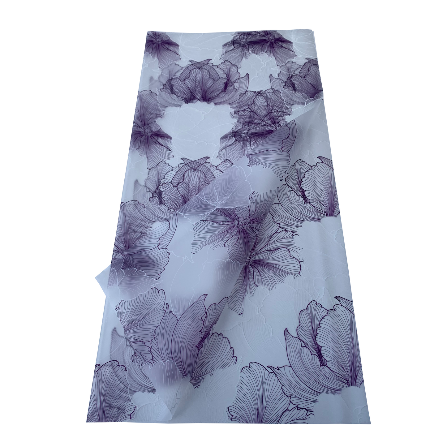 Bopp Silk Wrap: PURPLE FLOWER DESIGN EPP0985A (Pack of 20)(R2.45ea)