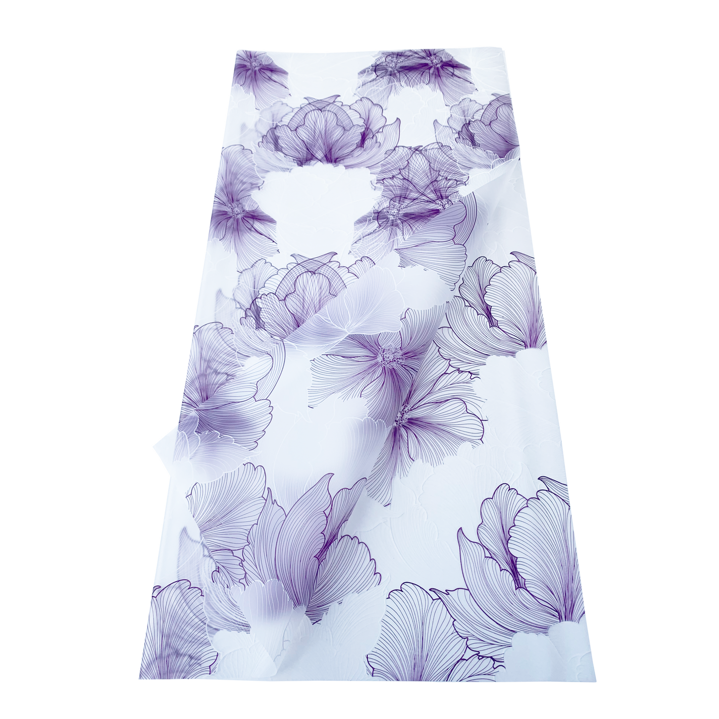 Bopp Silk Wrap: PURPLE FLOWER DESIGN EPP0985A (Pack of 20)(R2.45ea)