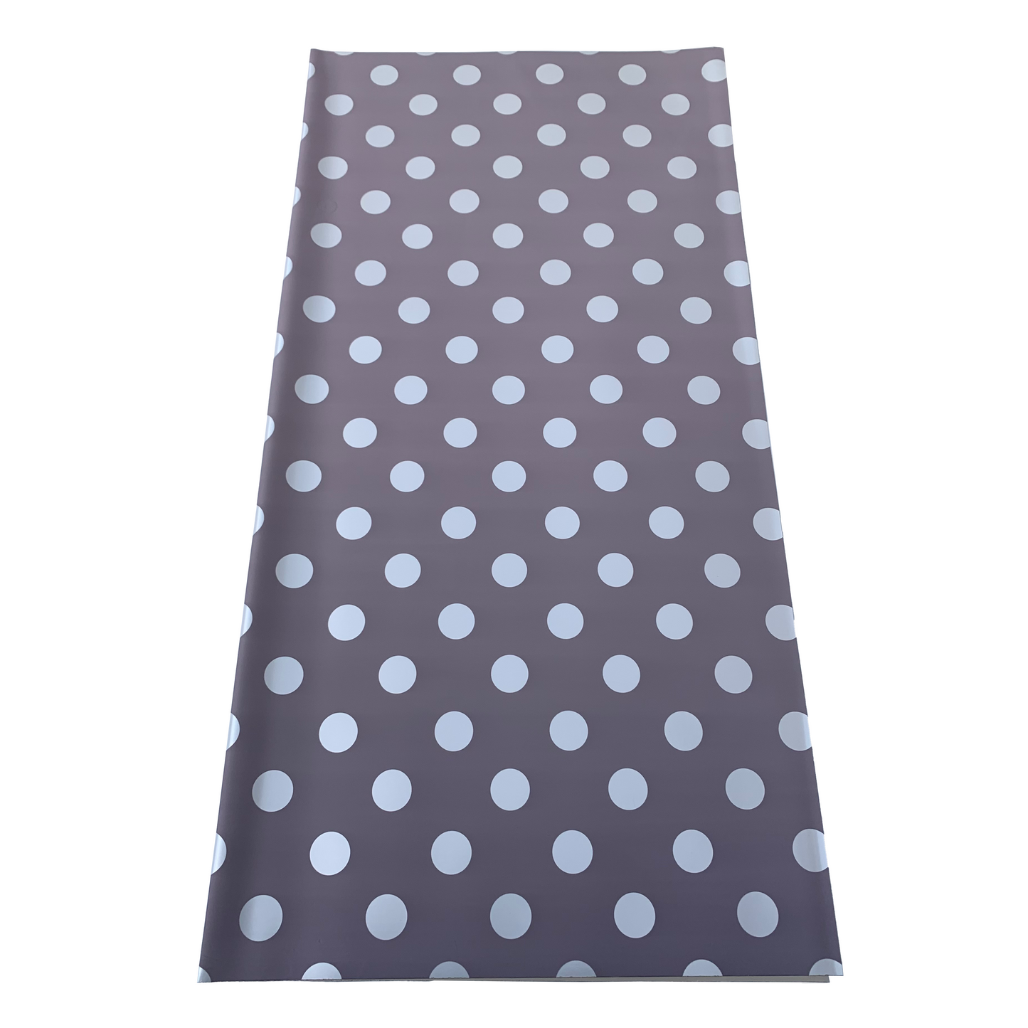 Bopp Silk Wrap: SOLID GREY WITH WHITE POLKA DOTS EPP0893B (Pack of 20)(R2.45ea)