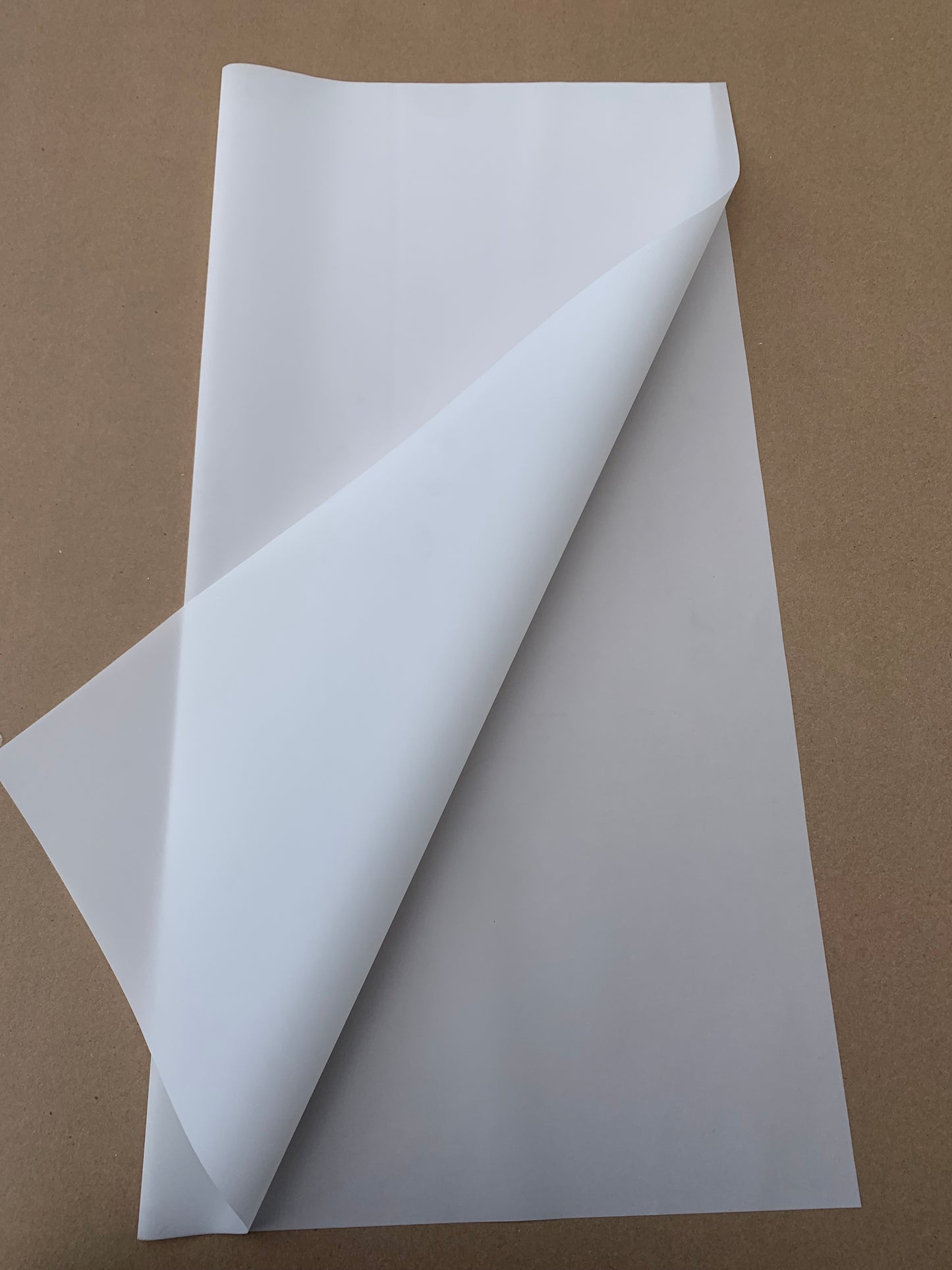 Bopp Silk Wrap: SOLID WHITE BOTH SIDES EPP1032 (Pack of 20)(R2.45ea)