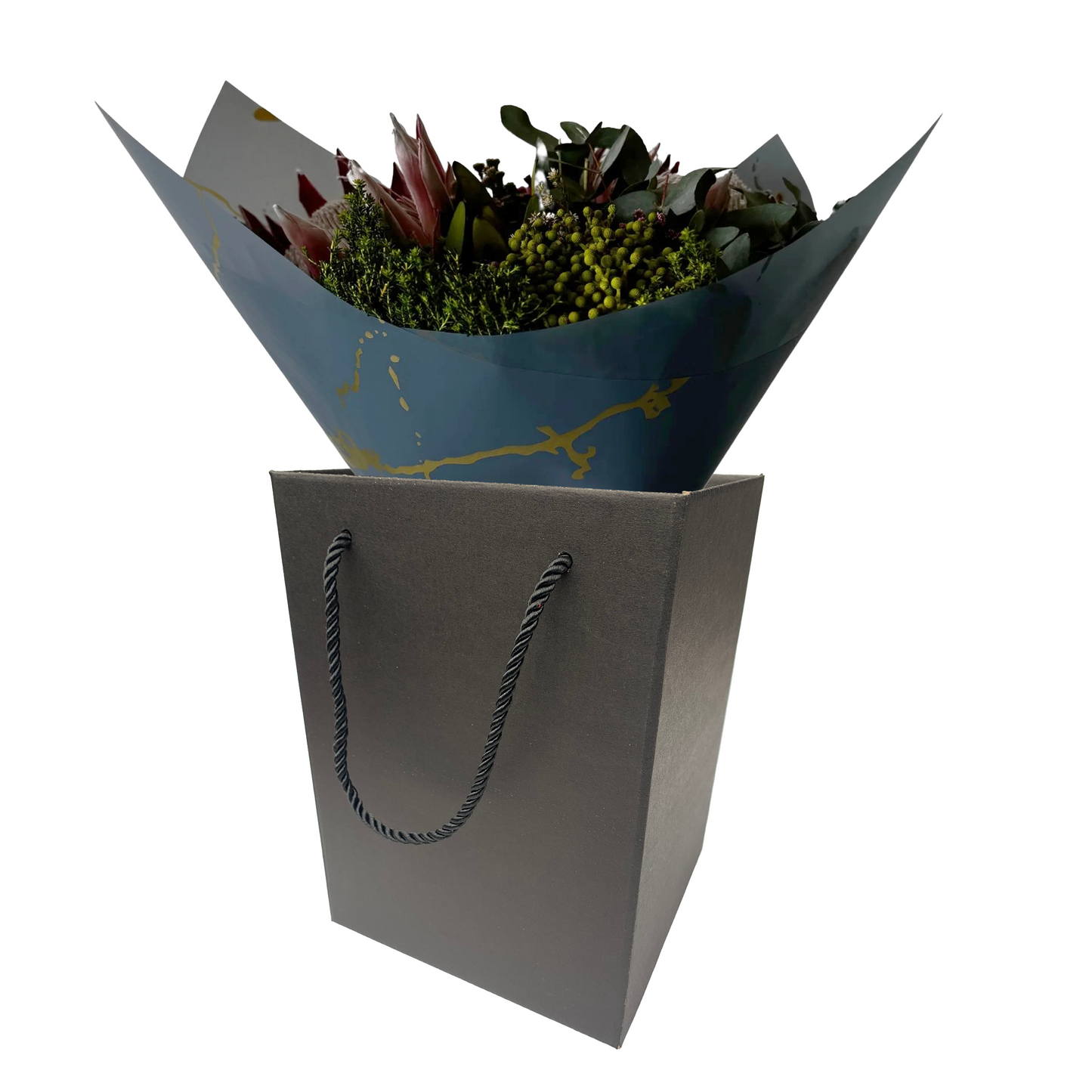 Black E-Flute Kraft Florist Bouquet Box 2 (Pack of 20)(R22.95 ea)