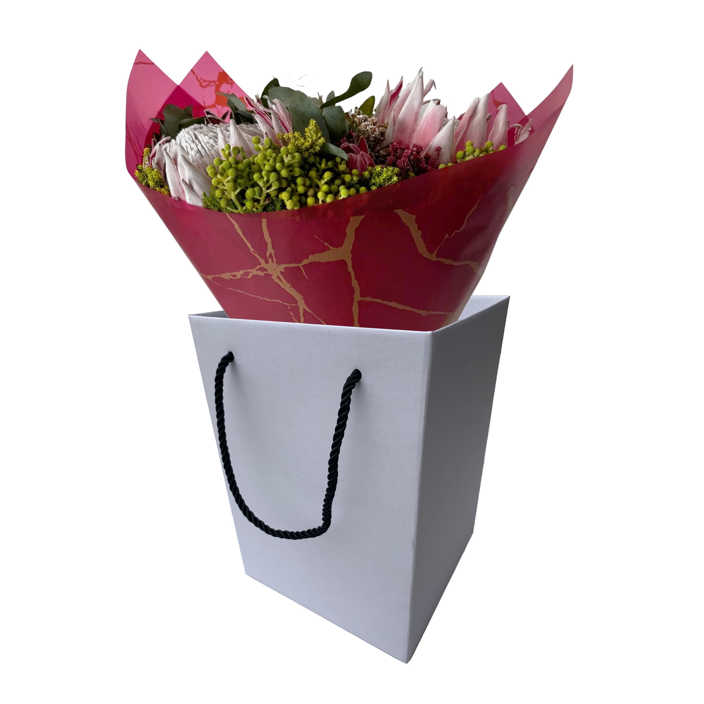 White E-Flute Kraft Florist Bouquet Box 2 (Pack of 20)(R20.95 ea)