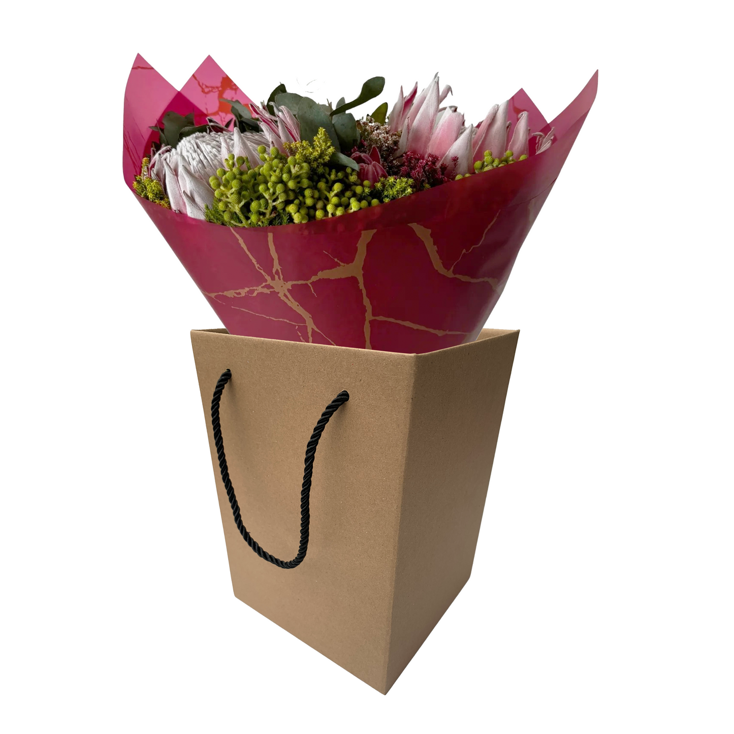 Plain E-Flute Kraft Florist Bouquet Box 2 (Pack of 20)(R20.95 ea)