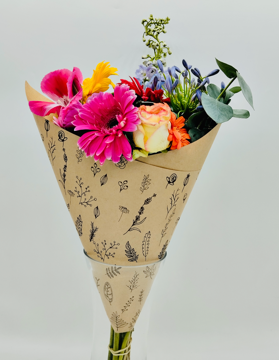 Wildflower Print 80gsm Kraft Paper Sheets (Pack of 250 sheets)(R2.59c Per Sheet)