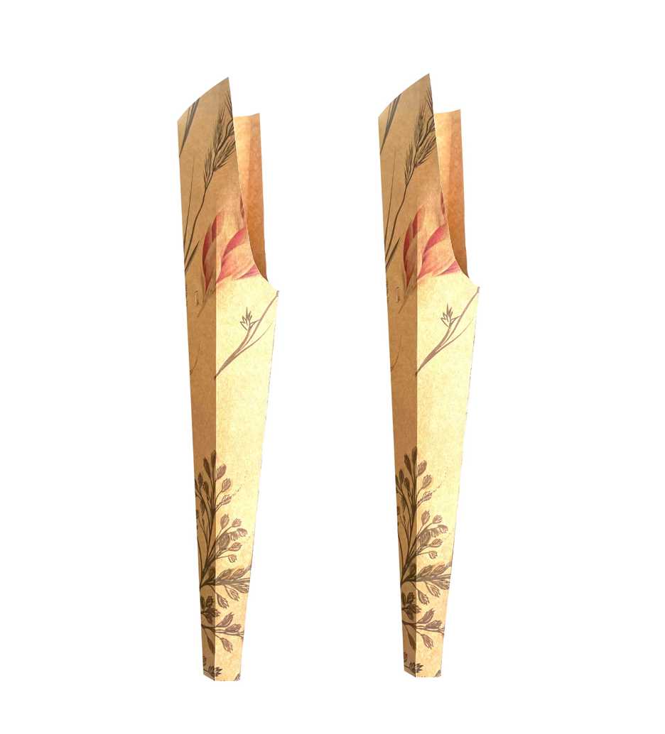 Meadow Print Single Rose Drop-In Sleeve (Pack of 20) (R7.46ea)