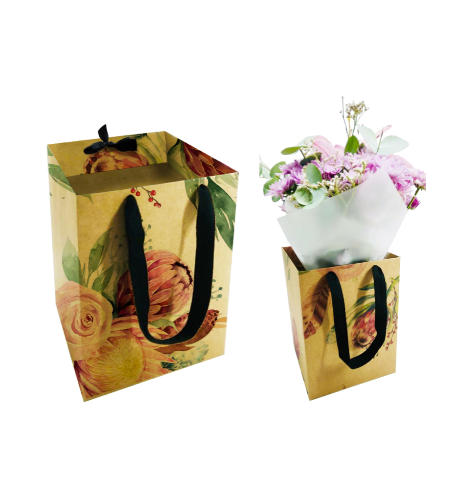 Protea Print Florist Bouquet Box 1 (Pack of 20)(R21.79 ea)