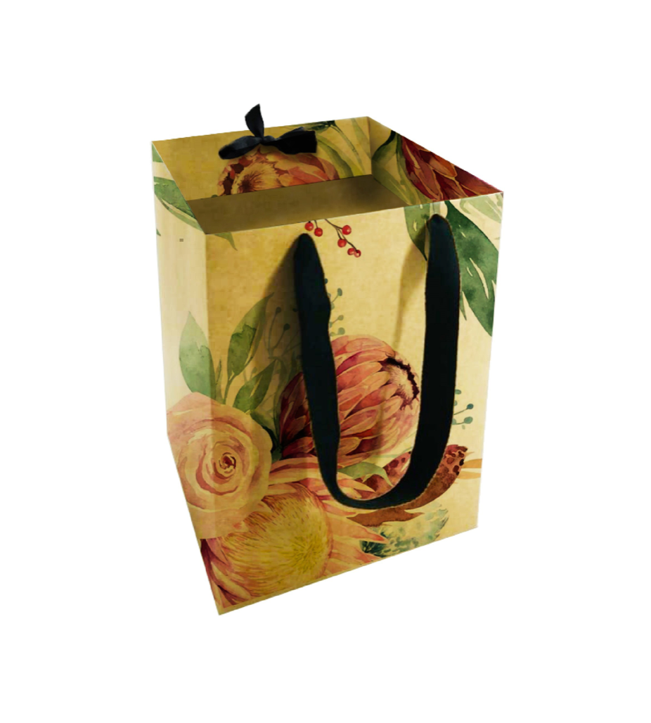 Protea Print Florist Bouquet Box 1 (Pack of 20)(R21.79 ea)