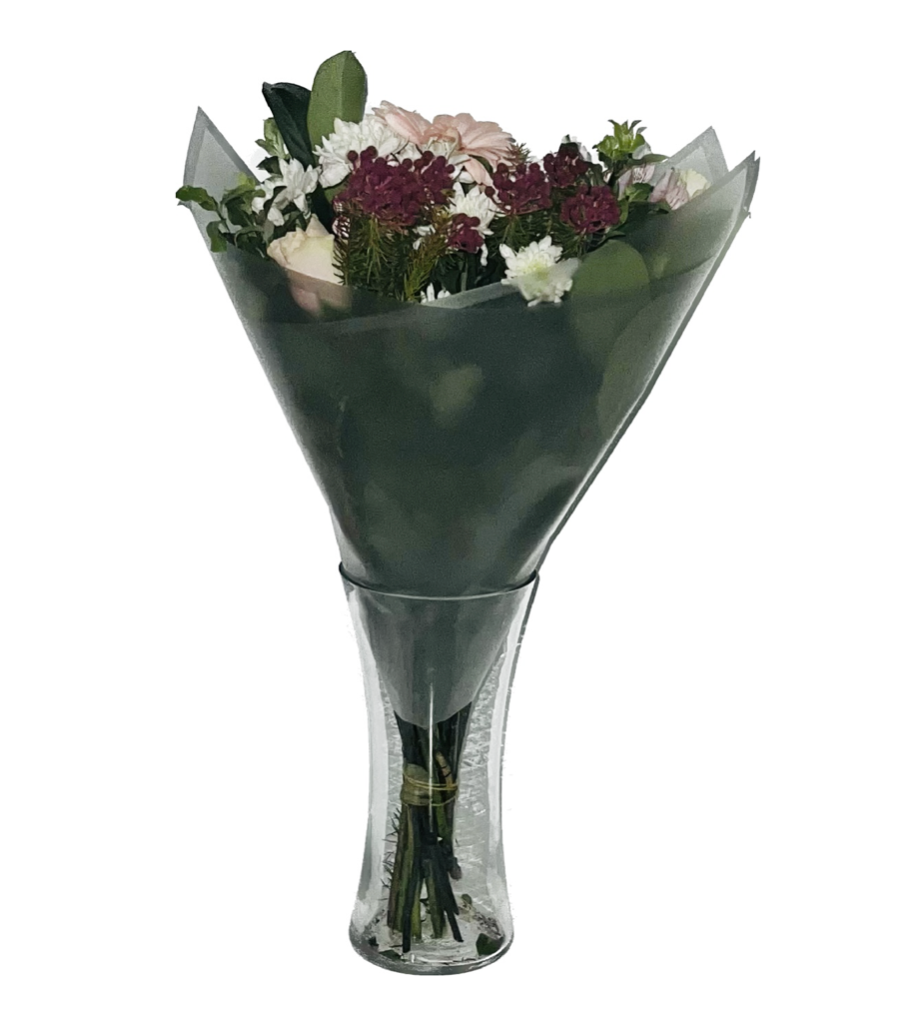 Bopp Silk Wrap: Transparent Silver with Solid Silver Border EPP0586A (Pack of 20)(R2.45ea)
