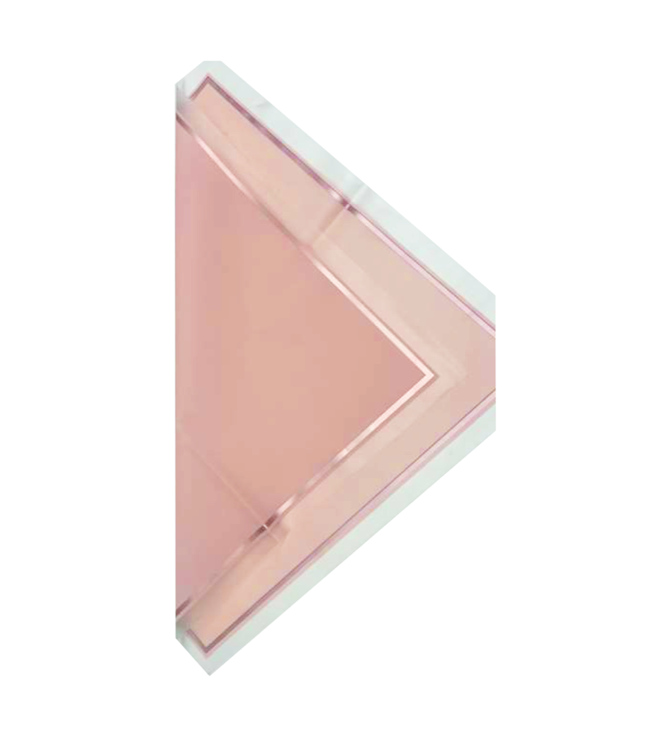 Bopp Silk Wrap: Transparent Light Purple With Wide Frosted Border & Rose Gold Trim EPP0804B (Pack of 20)(R2.45ea)