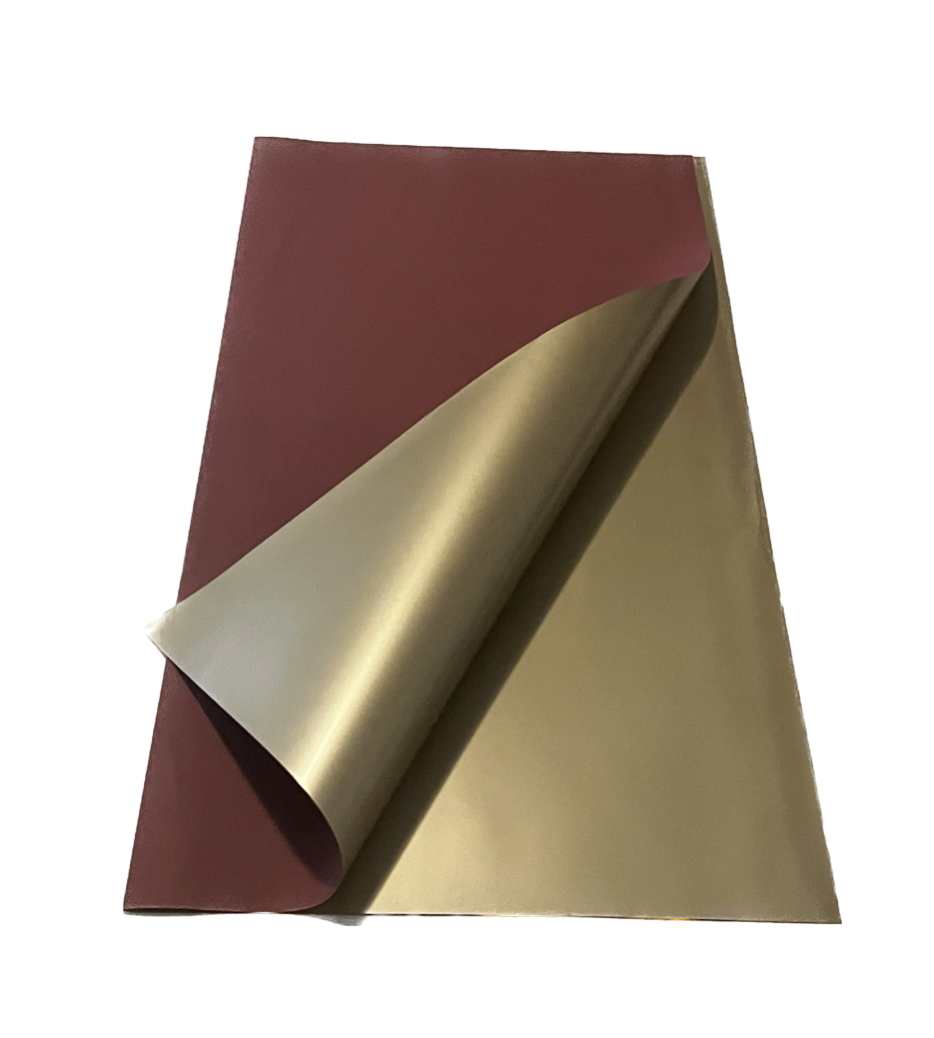Bopp Silk Wrap: Two Tone Cardinal Red and Gold EPP0577F (Pack of 20)(R2.45ea)