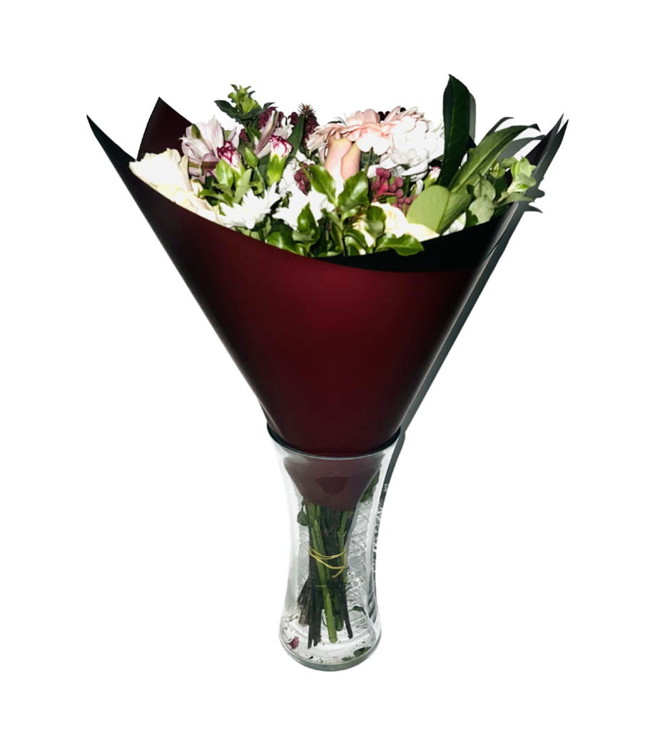 Bopp Silk Wrap: Two Tone Wine Red and Black EPP0581A (Pack of 20)(R2.45ea)