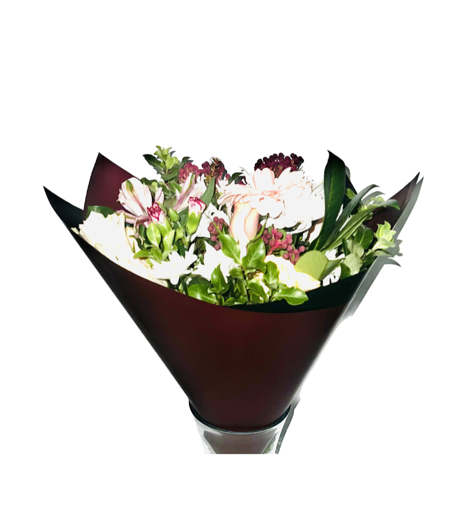 Bopp Silk Wrap: Two Tone Wine Red and Black EPP0581A (Pack of 20)(R2.45ea)