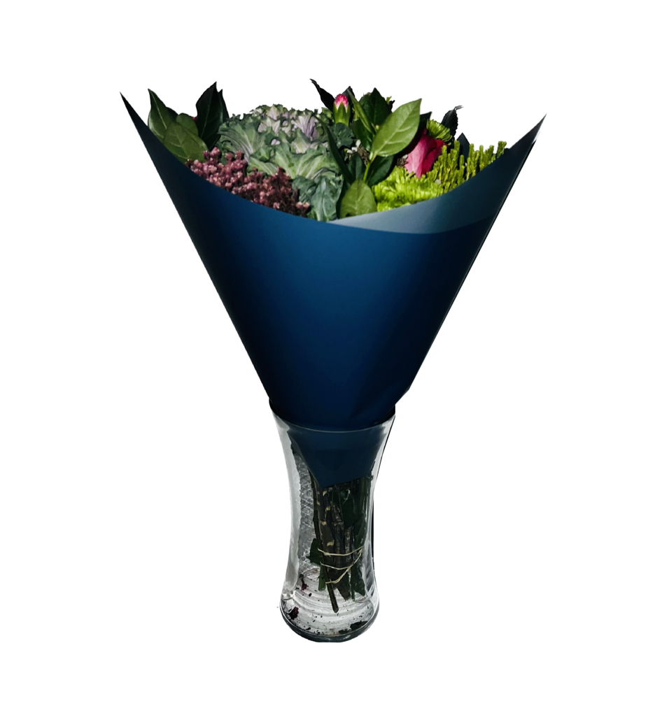 Bopp Silk Wrap: Two Tone Indigo Blue and Steel Blue EPP0581E (Pack of 20)(R2.45ea)