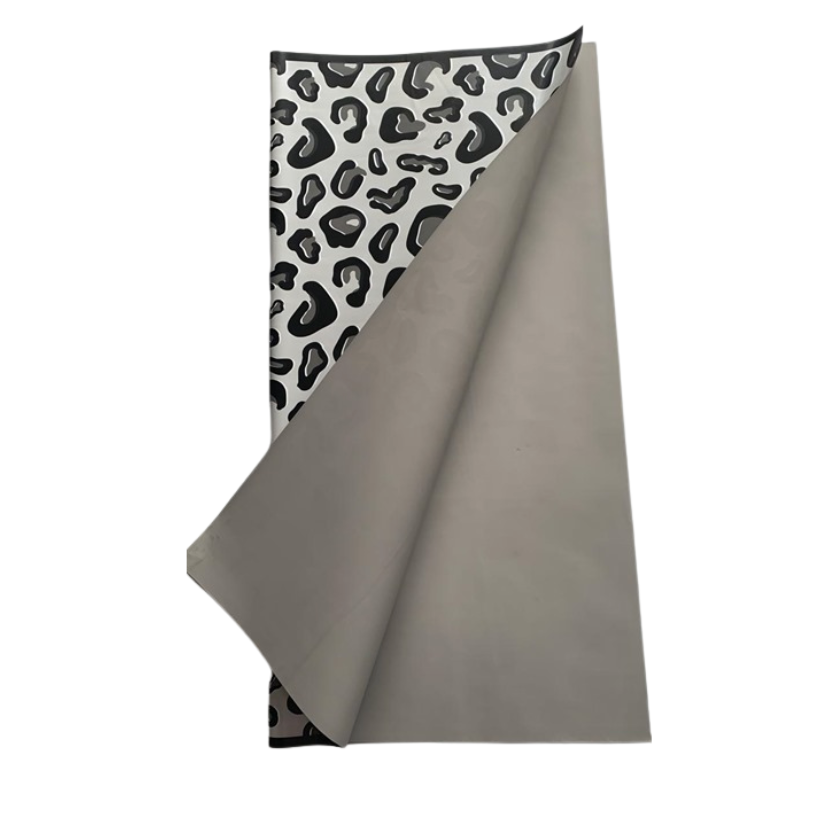 Bopp Silk Wrap: Black,White and Grey Leopard Print EPP0895 (Pack of 20)(R2.45ea)