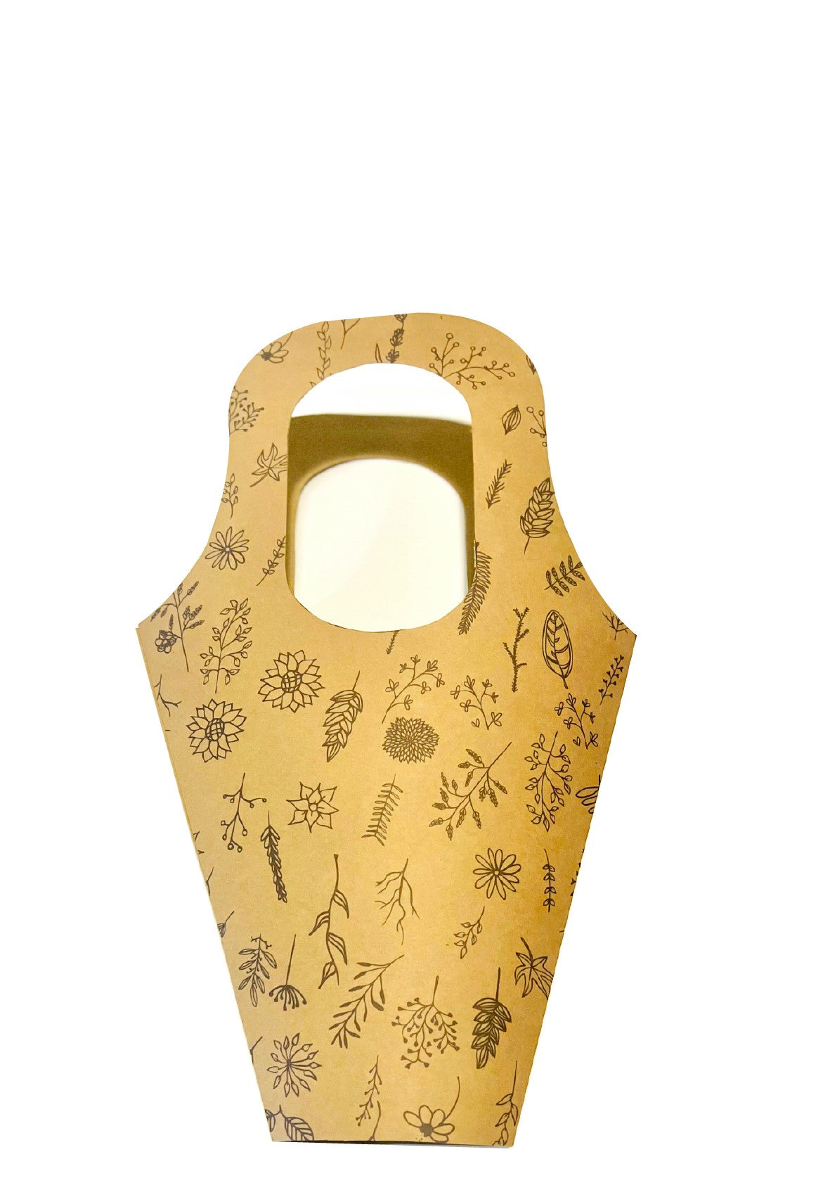 WildFlower Print Bouquet Drop-In Carry Bag 1 (Pack of 20)