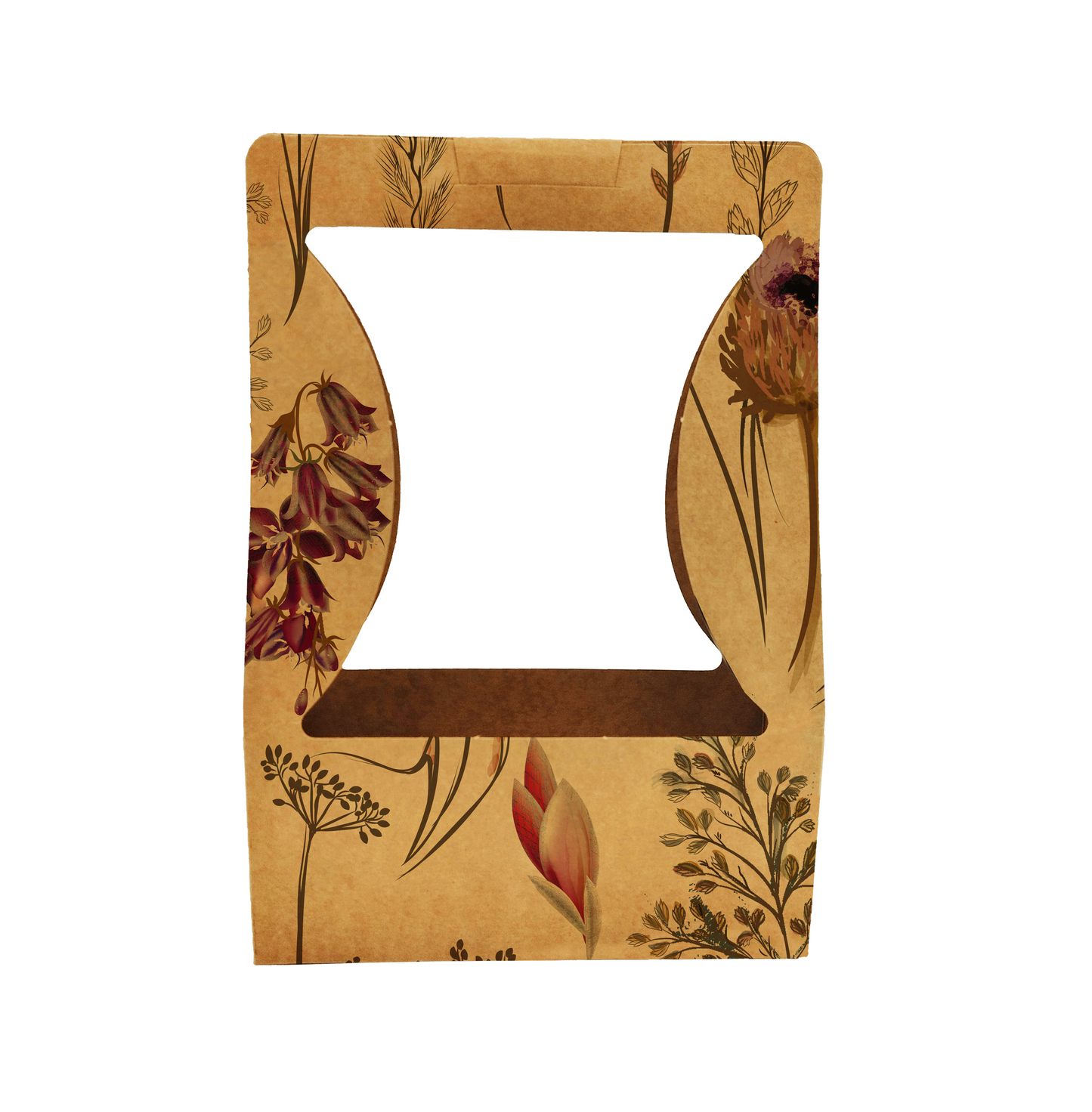 Meadow Print Bouquet Carry Box 1 (Pack of 20) (R11.25ea)