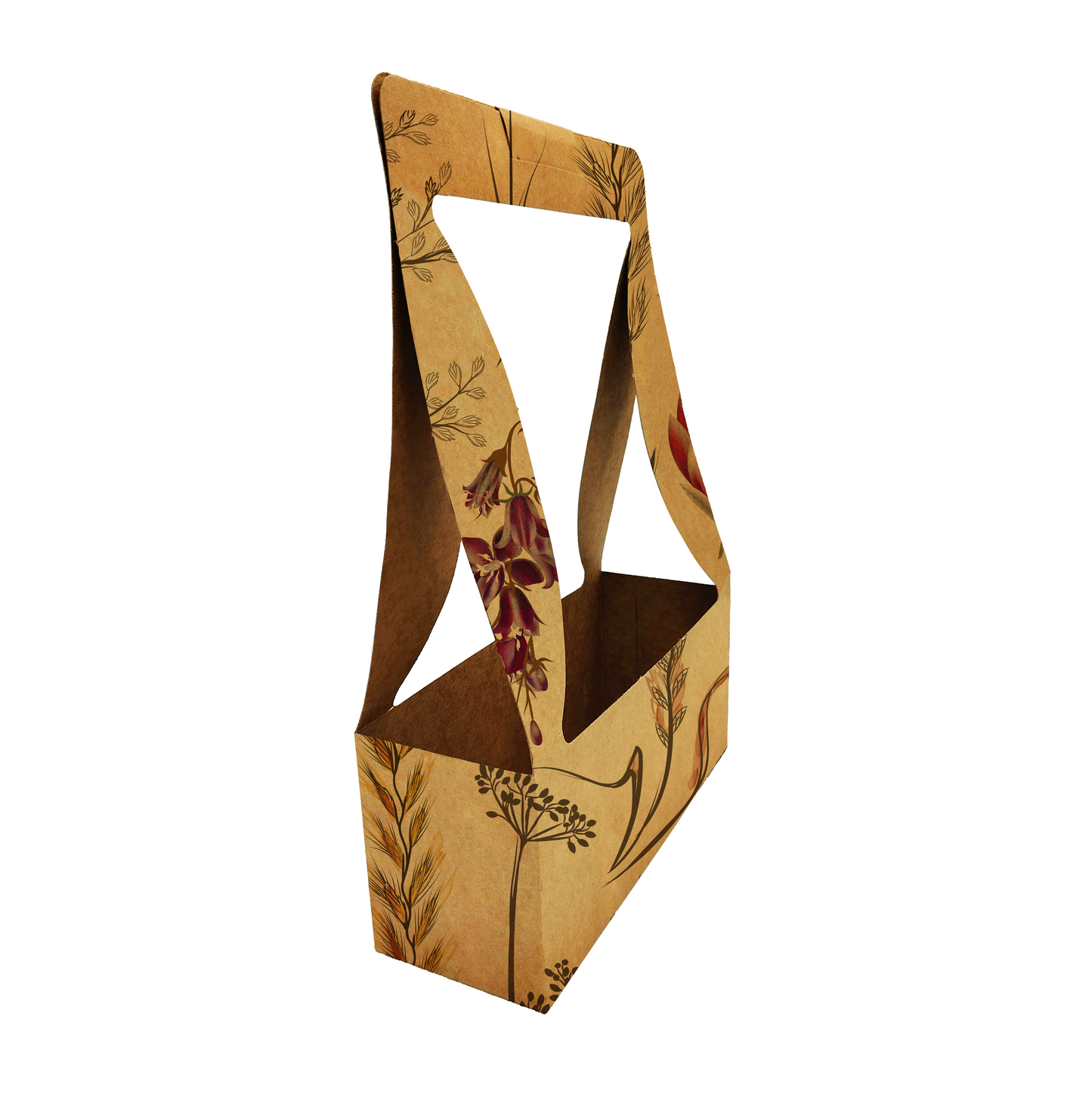 Meadow Print Bouquet Carry Box 1 (Pack of 20) (R11.25ea)