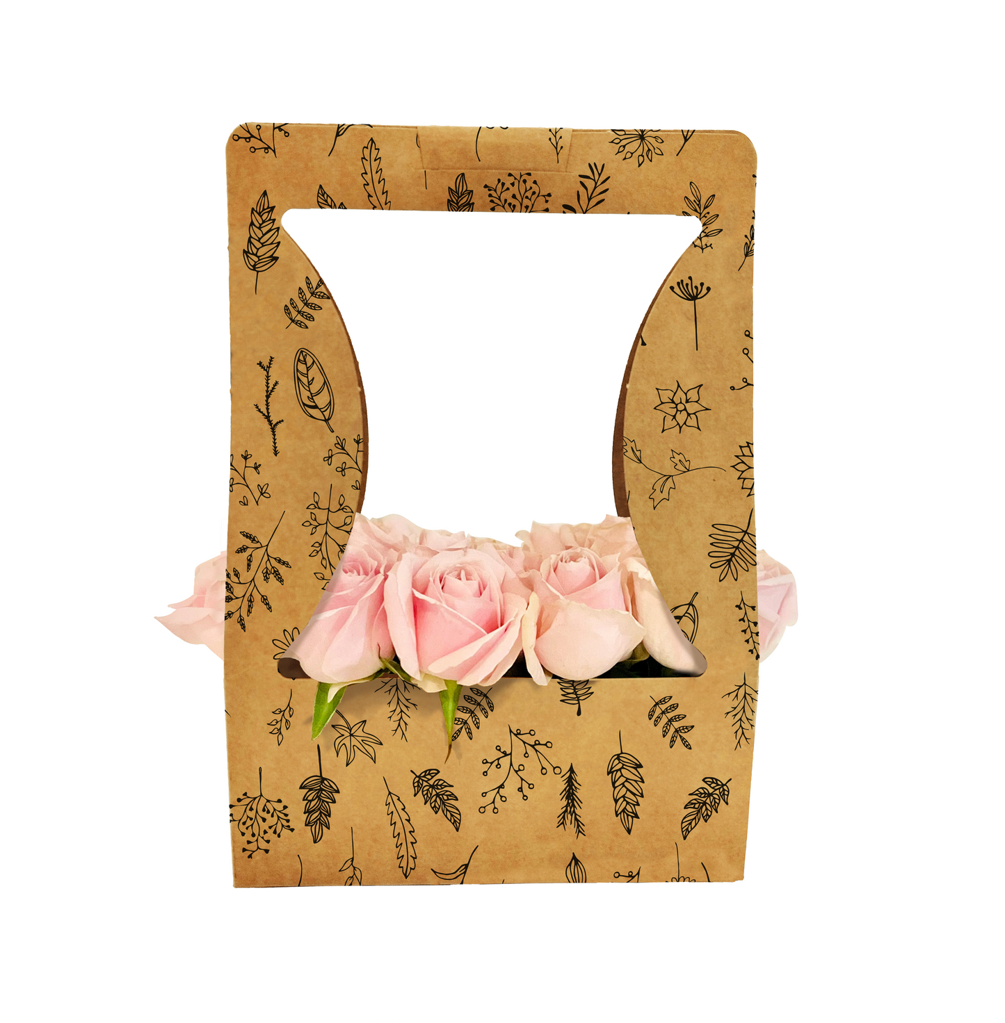 Wildflower Print Bouquet Carry Box 1 (Pack of 20) (R11.25ea)