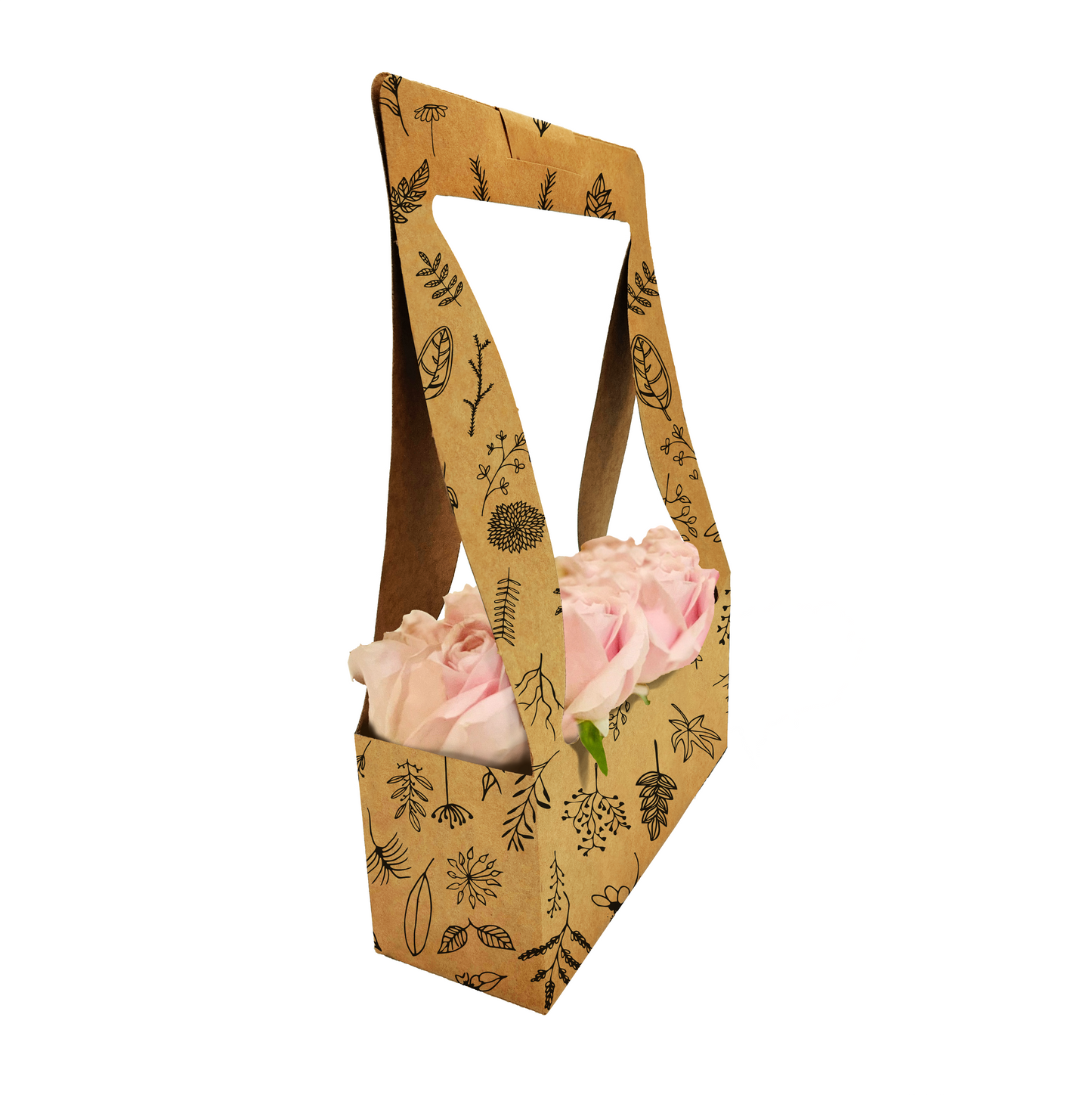 Wildflower Print Bouquet Carry Box 1 (Pack of 20) (R11.25ea)