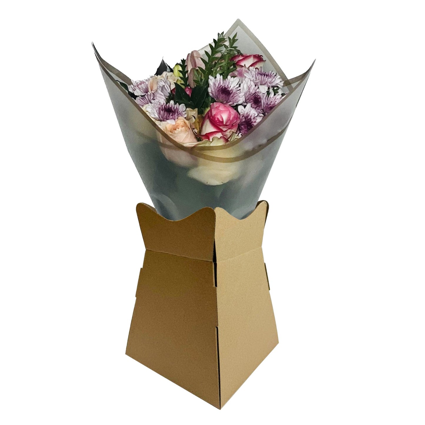 Plain E-Flute Kraft Florist Bouquet Box 1 (Pack of 20)(R10.95 ea)