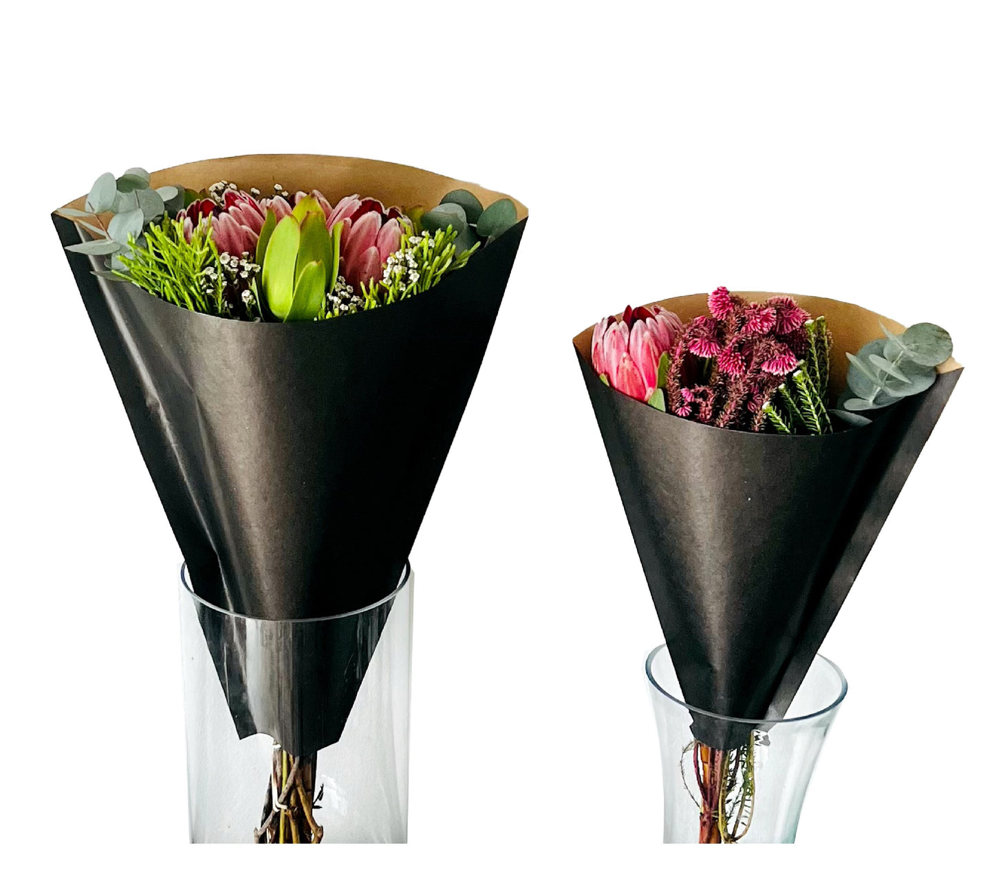 Black Print Eco Bouquet Drop-In Sleeve 1 (Pack of 20)