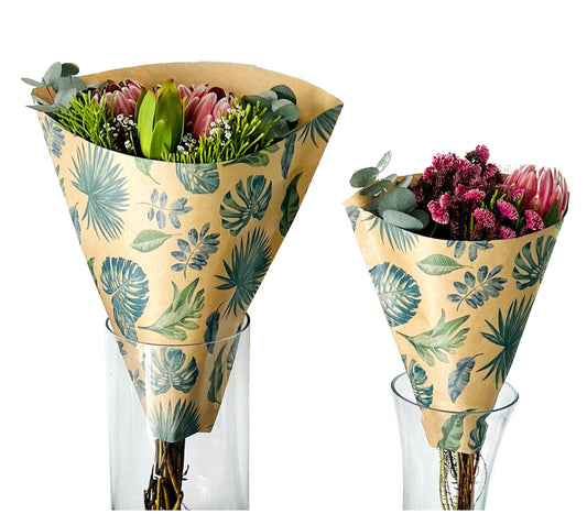 Botanical Print Eco Bouquet Drop-In Sleeve 1 (Pack of 20)