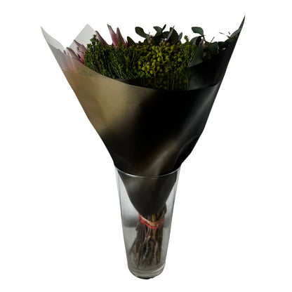 Bopp Silk Wrap: Blended Fade Effect Yellow Gold Black Transparent Print EPP0578C (Pack of 20)(R2.45ea)