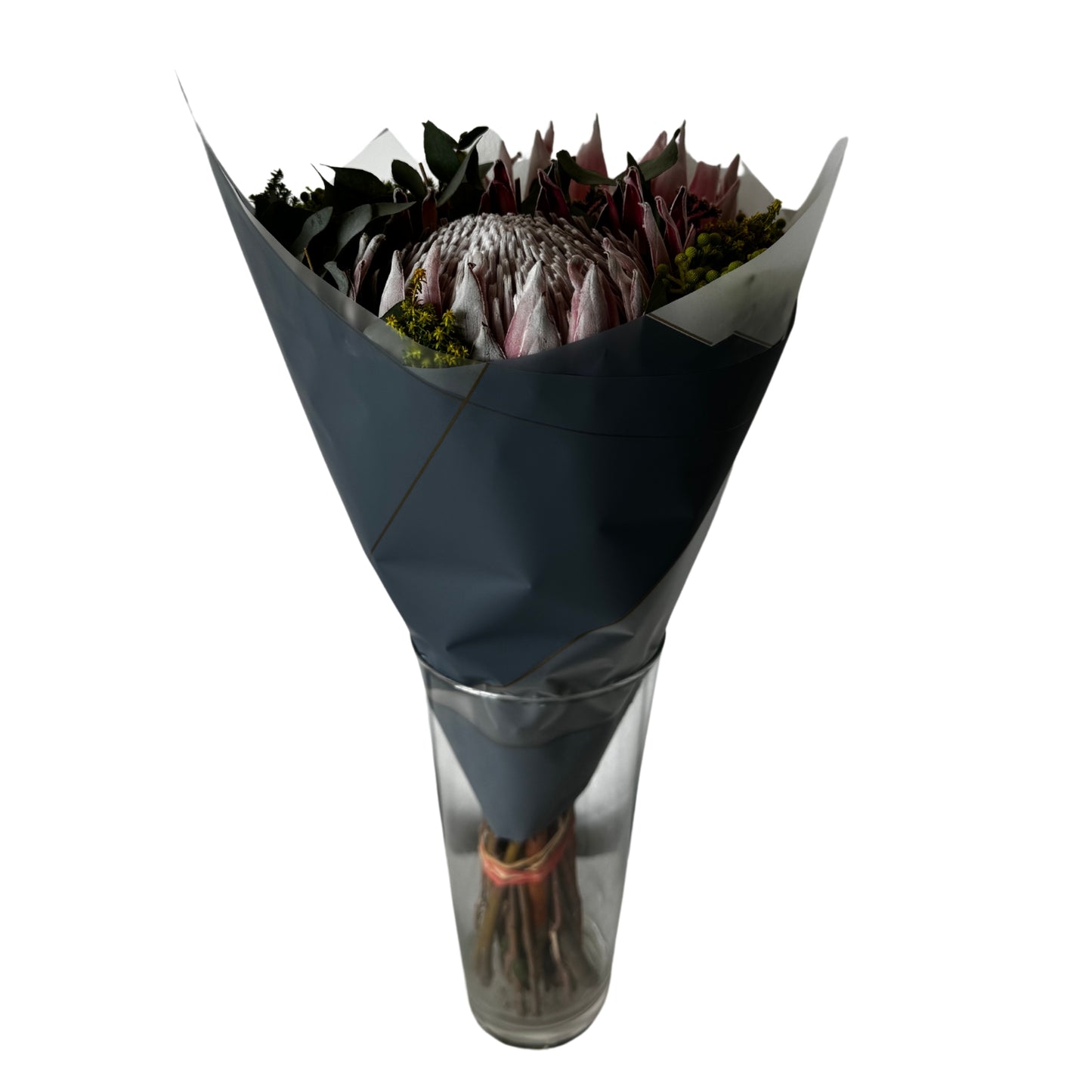 Bopp Silk Wrap: Geometric Effect Cool Grey & White Print EPP0804M (Pack of 20)(R2.45ea)