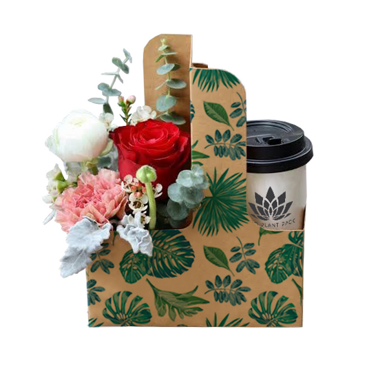 Botanical Posy Coffee Flower Box 1 (Pack of 20) EPP1034B (Pack of 20)(R10.95ea)