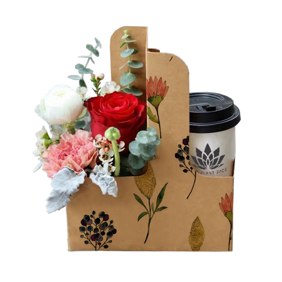 Fynbos Posy Coffee Flower Box 1 (Pack of 20) EPP1034C (Pack of 20)(R10 ...