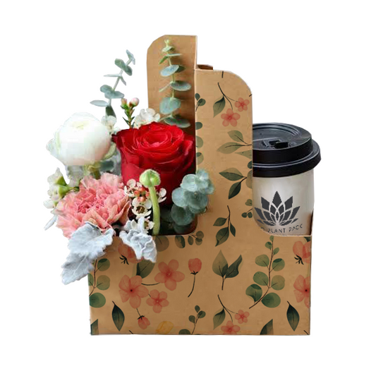 New Eucalyptus Posy Coffee Flower Box 1 (Pack of 20) EPP1034F (Pack of 20)(R10.95ea)