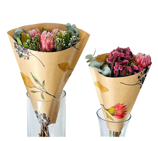 Fynbos Print Eco Bouquet Drop-In Sleeve 1 (60gsm)(Pack of 20)(R5.42 & R6.99)