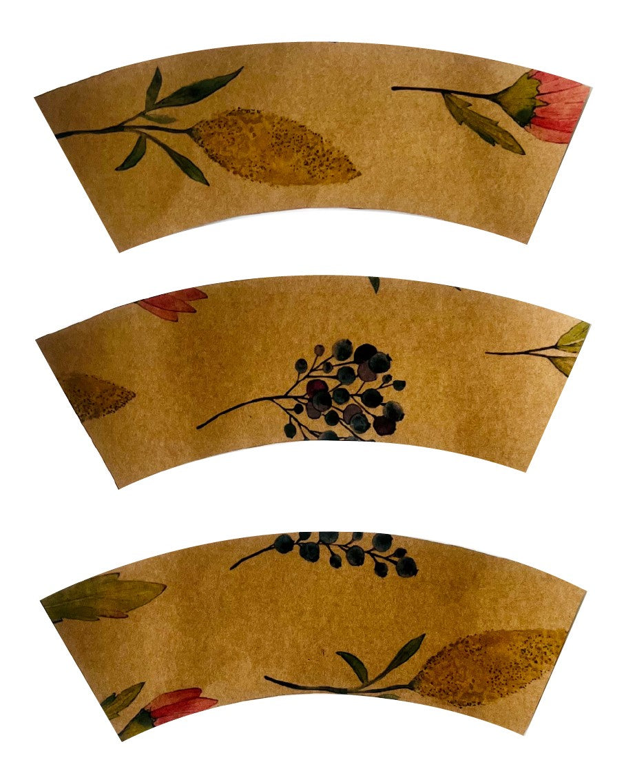 Fynbos Print Kraft Pot Cover For Plants (pack of 20)