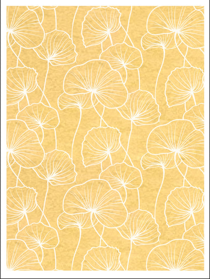 Ginkgo Biloba Print Bouquet Delivery Carry Bag 1 (Pack of 20) (R13.15ea)