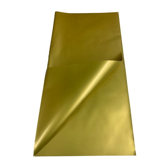 Bopp Silk Wrap: SOLID GOLD BOTH SIDES EPP1016 (Pack of 20)(R2.45ea)