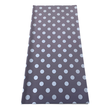 Bopp Silk Wrap: SOLID GREY WITH WHITE POLKA DOTS EPP0893B (Pack of 20)(R2.45ea)