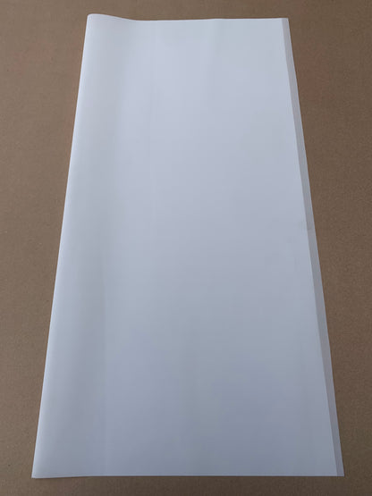 Bopp Silk Wrap: SOLID WHITE BOTH SIDES EPP1032 (Pack of 20)(R2.45ea)