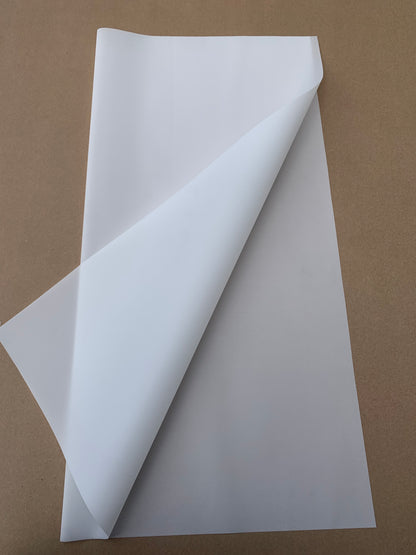 Bopp Silk Wrap: SOLID WHITE BOTH SIDES EPP1032 (Pack of 20)(R2.45ea)