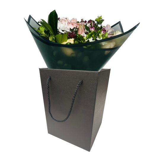 Black E-Flute Kraft Florist Bouquet Box 2 (Pack of 20)(R22.95 ea)