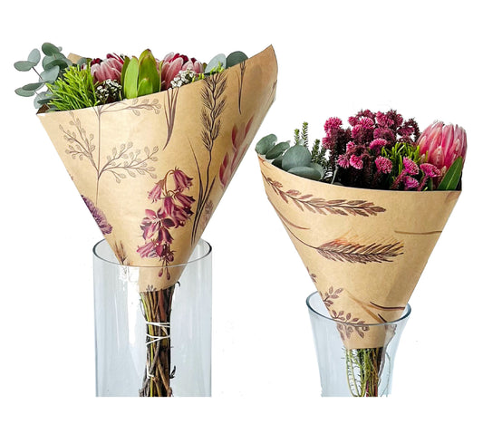 Meadow Print Eco Bouquet Drop-In Sleeve 2 (Pack of 20)