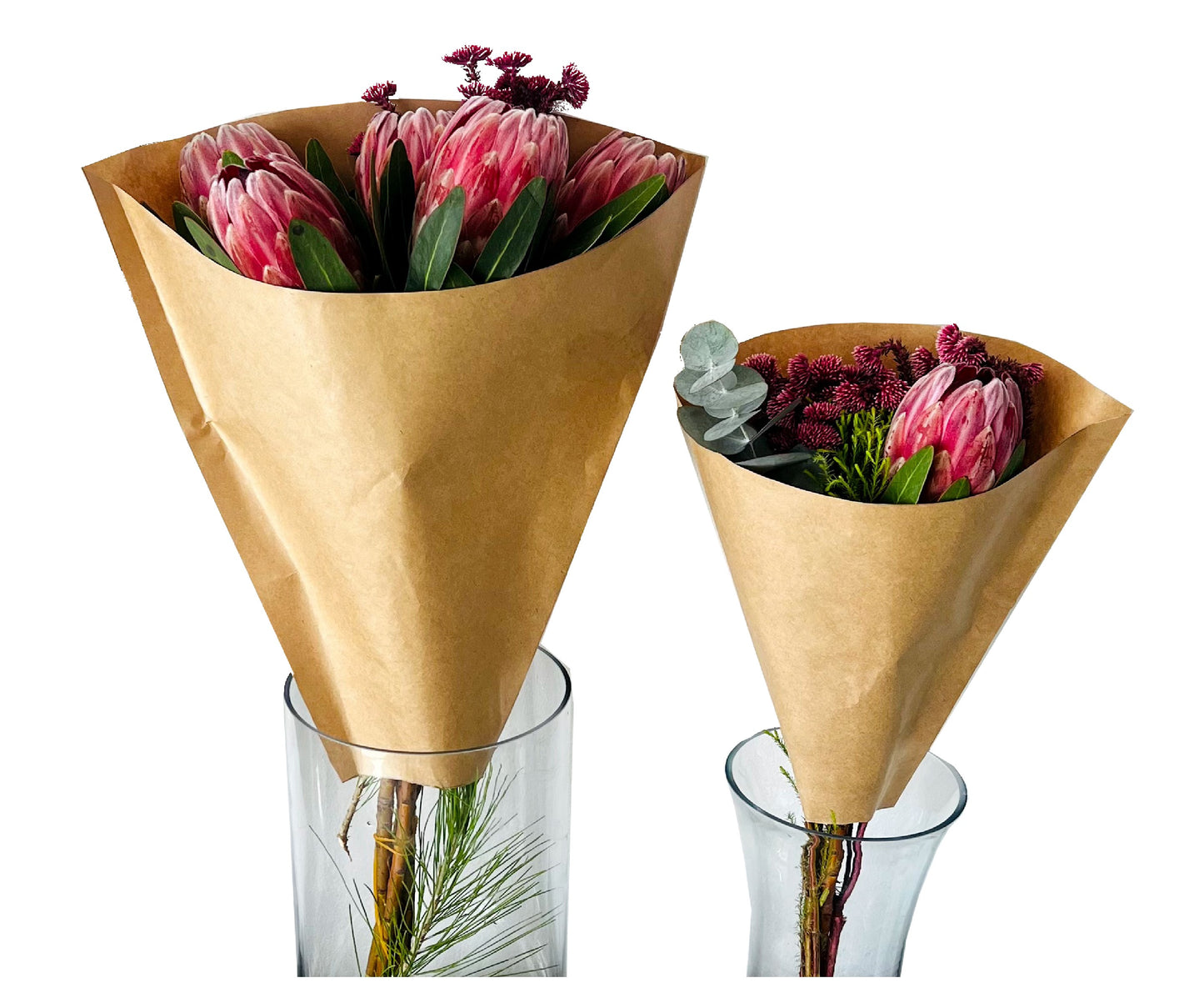 Plain Kraft Eco Bouquet Drop-In Sleeve 1 (Pack of 20)