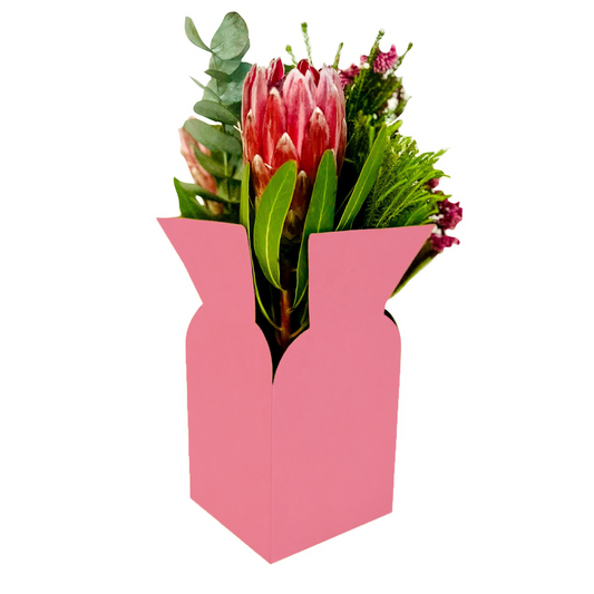 Pink Print Posy Flower Box 1 (Pack of 20)